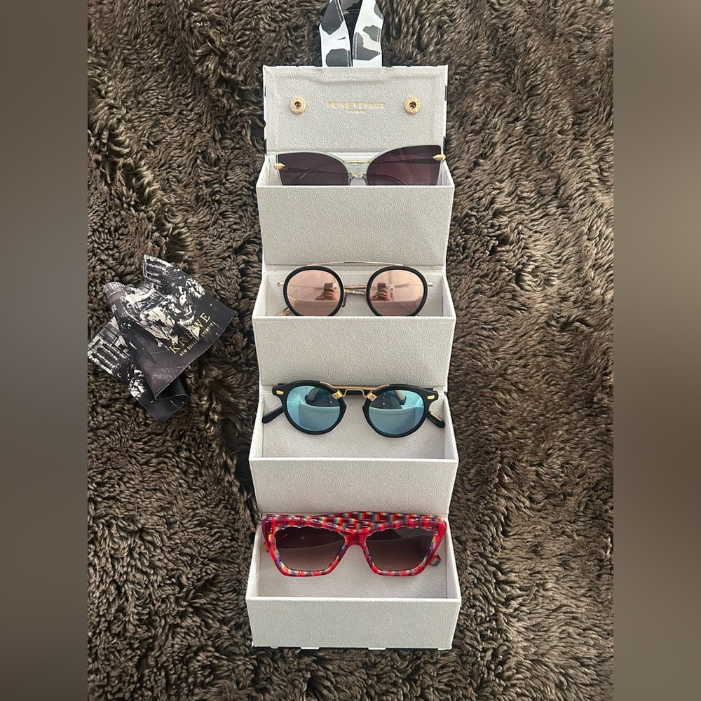 Prive Revaux Animal Print Quad Sunglass Holder - NWOT - Picture 2 of 4